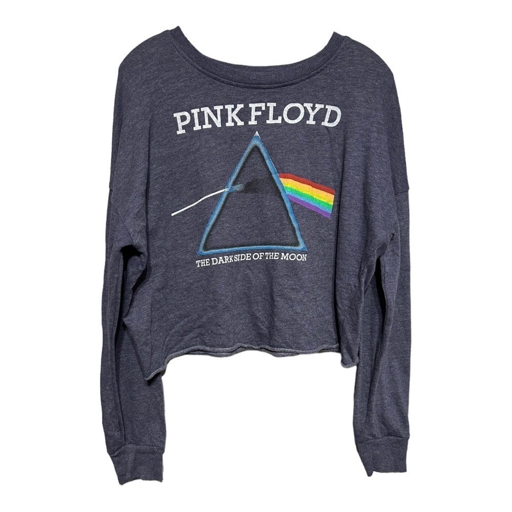 Pink Floyd Dark Side of the Moon Cropped Sweatshirt XL